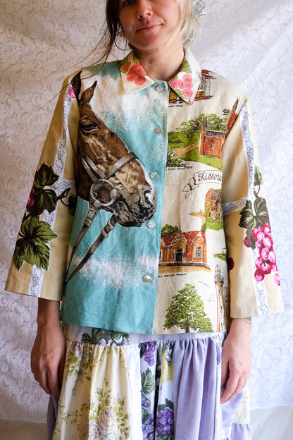 Button Up Shirt | Horsey | Large