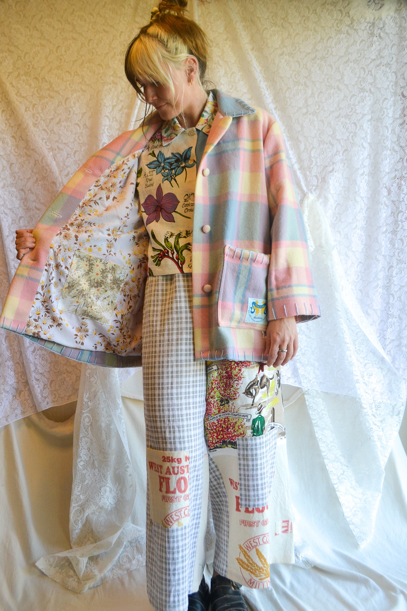 Coat | Ice-cream | Wool | Large