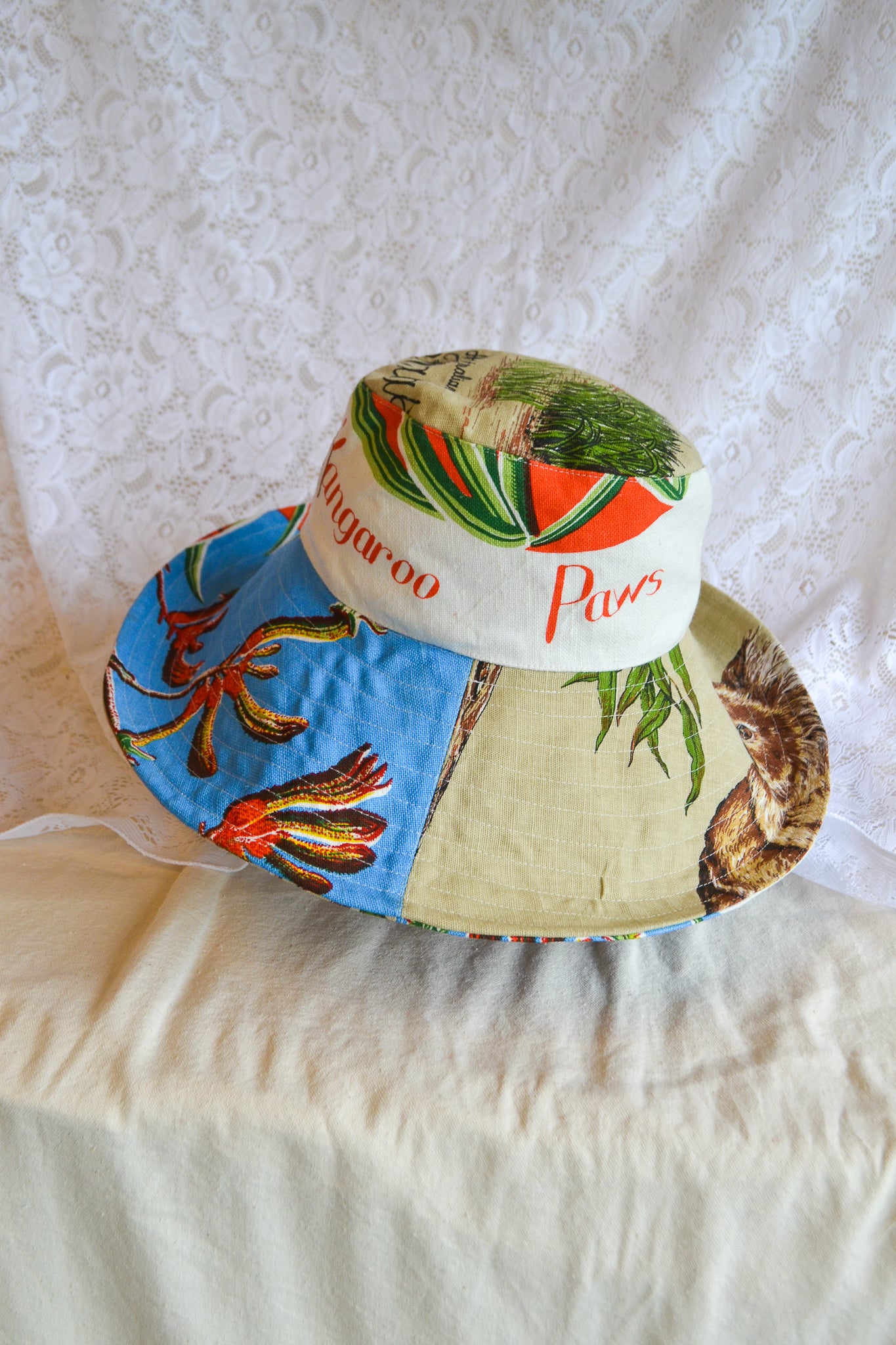Wide Brim Hat | Kangaroo Koala | Large