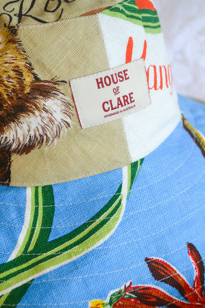 Wide Brim Hat | Kangaroo Koala | Large