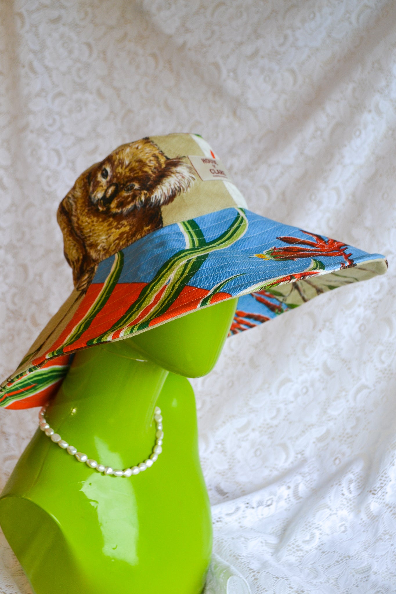 Wide Brim Hat | Kangaroo Koala | Large