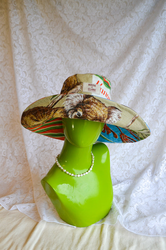 Wide Brim Hat | Kangaroo Koala | Large