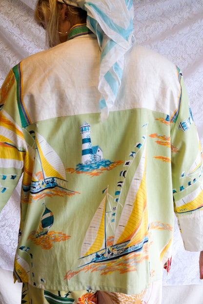 Button Up Shirt | Lighthouse | XLarge