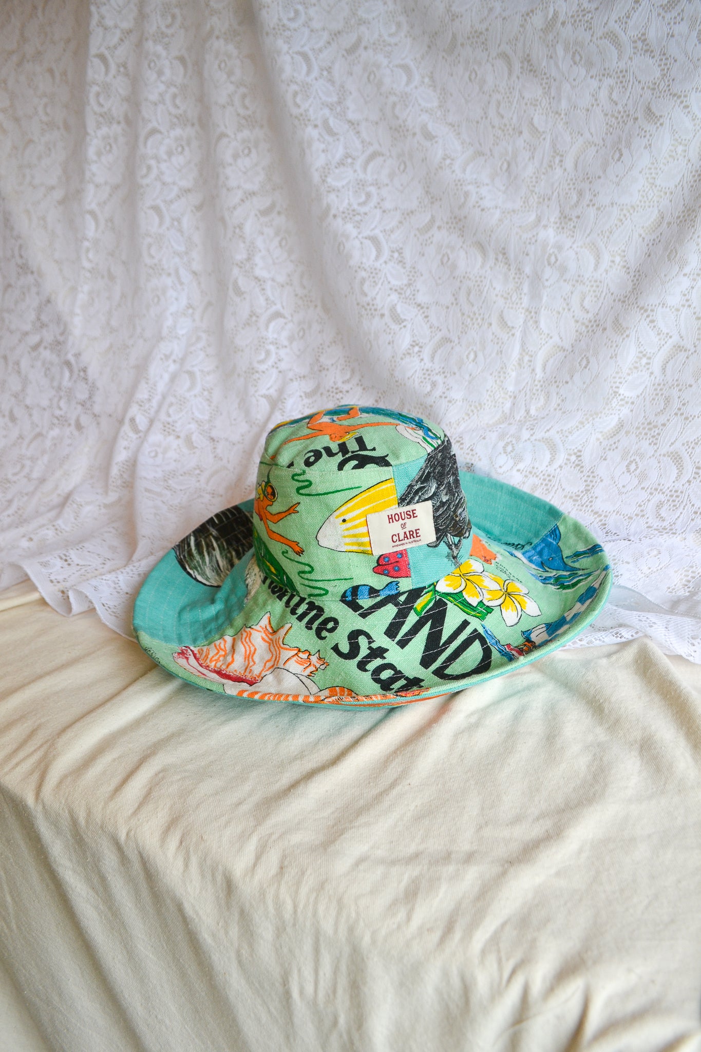 Wide Brim Hat | Ocean | Medium