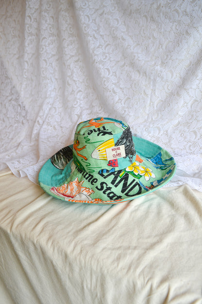 Wide Brim Hat | Ocean | Medium