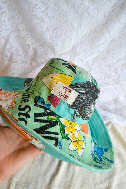Wide Brim Hat | Ocean | Medium