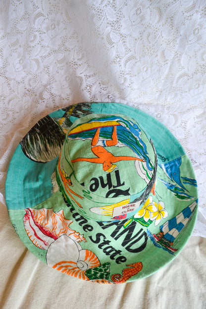 Wide Brim Hat | Ocean | Medium