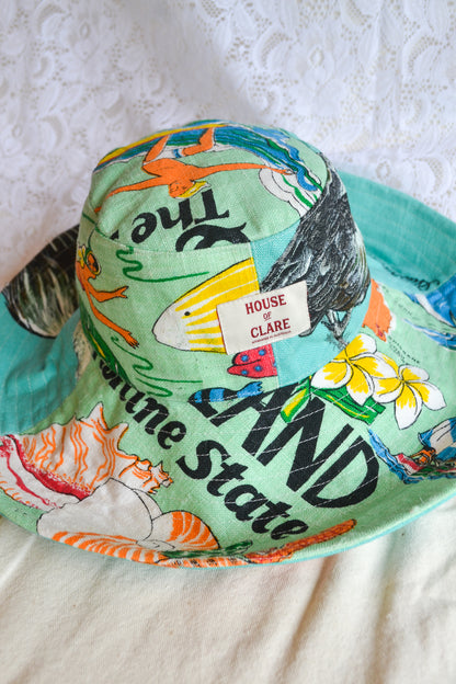Wide Brim Hat | Ocean | Medium