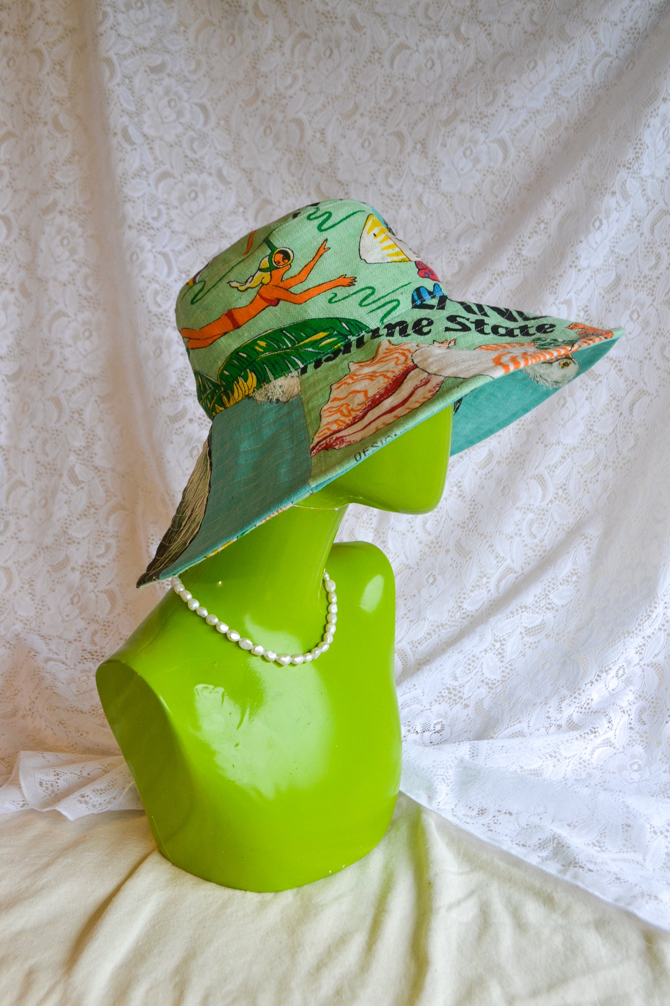 Wide Brim Hat | Ocean | Medium