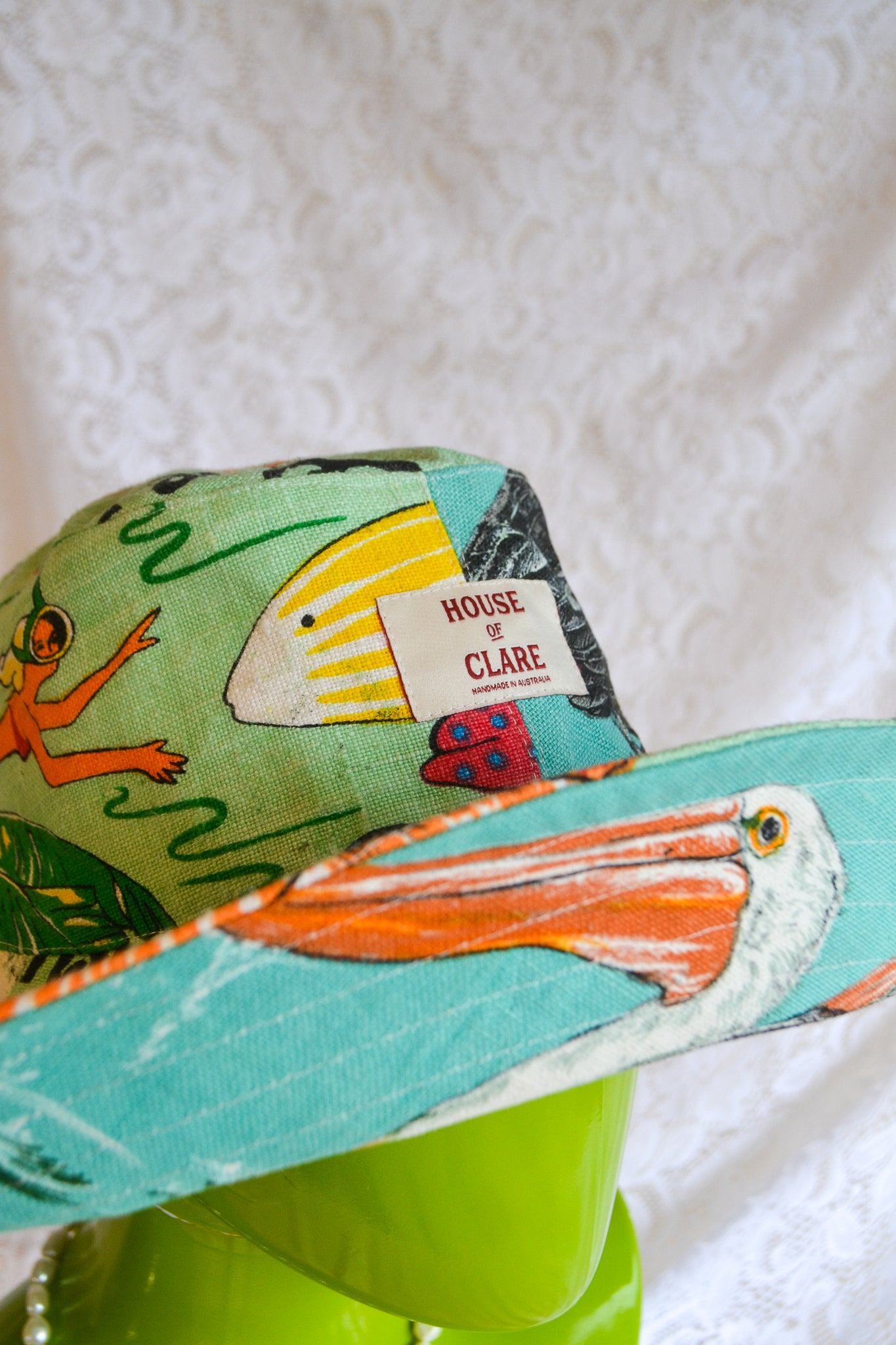 Wide Brim Hat | Ocean | Medium