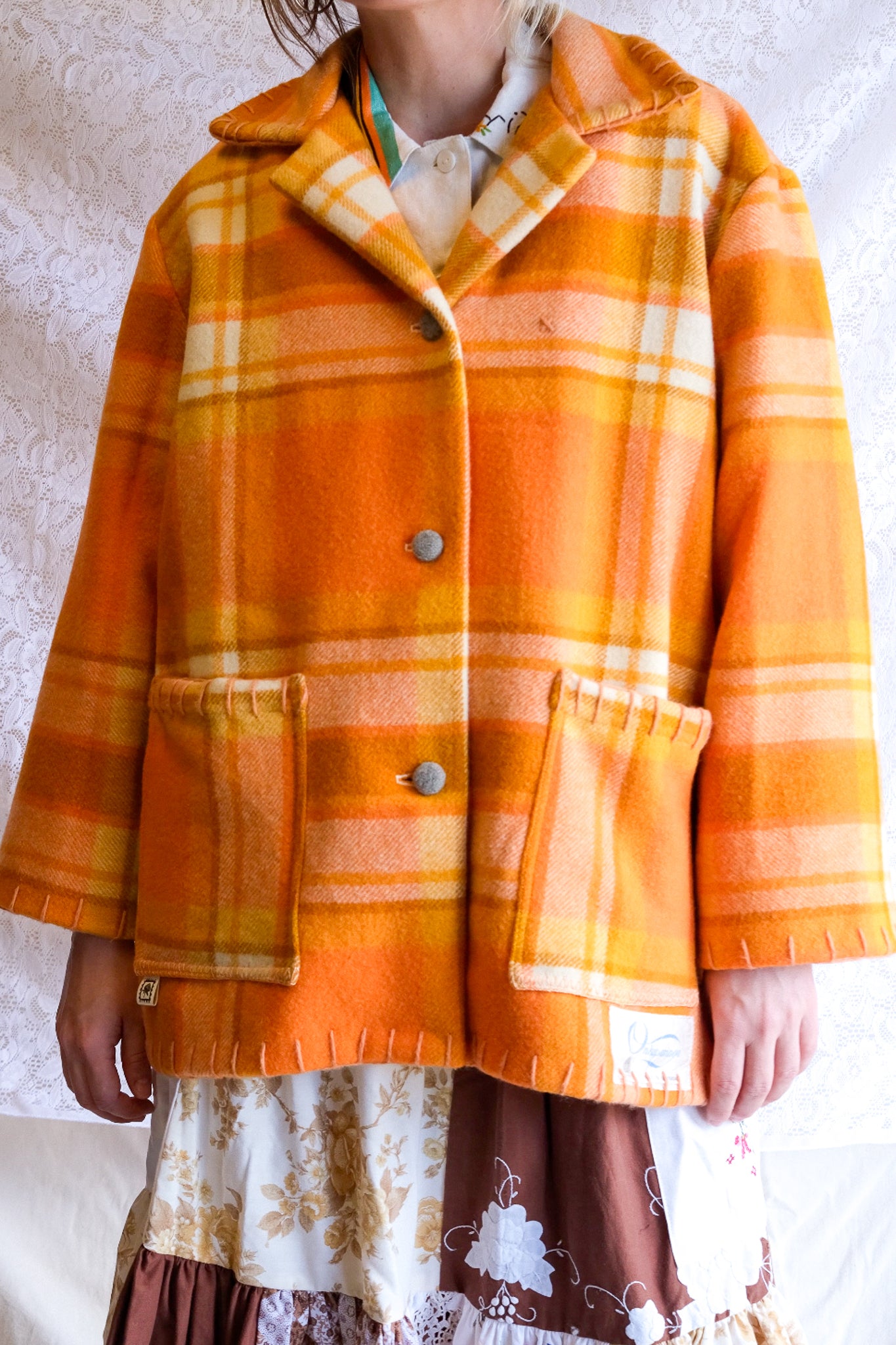 Coat | Orange | Large