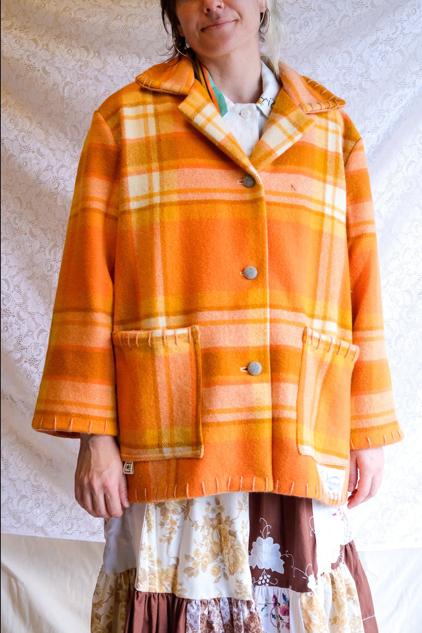 Coat | Orange | Large