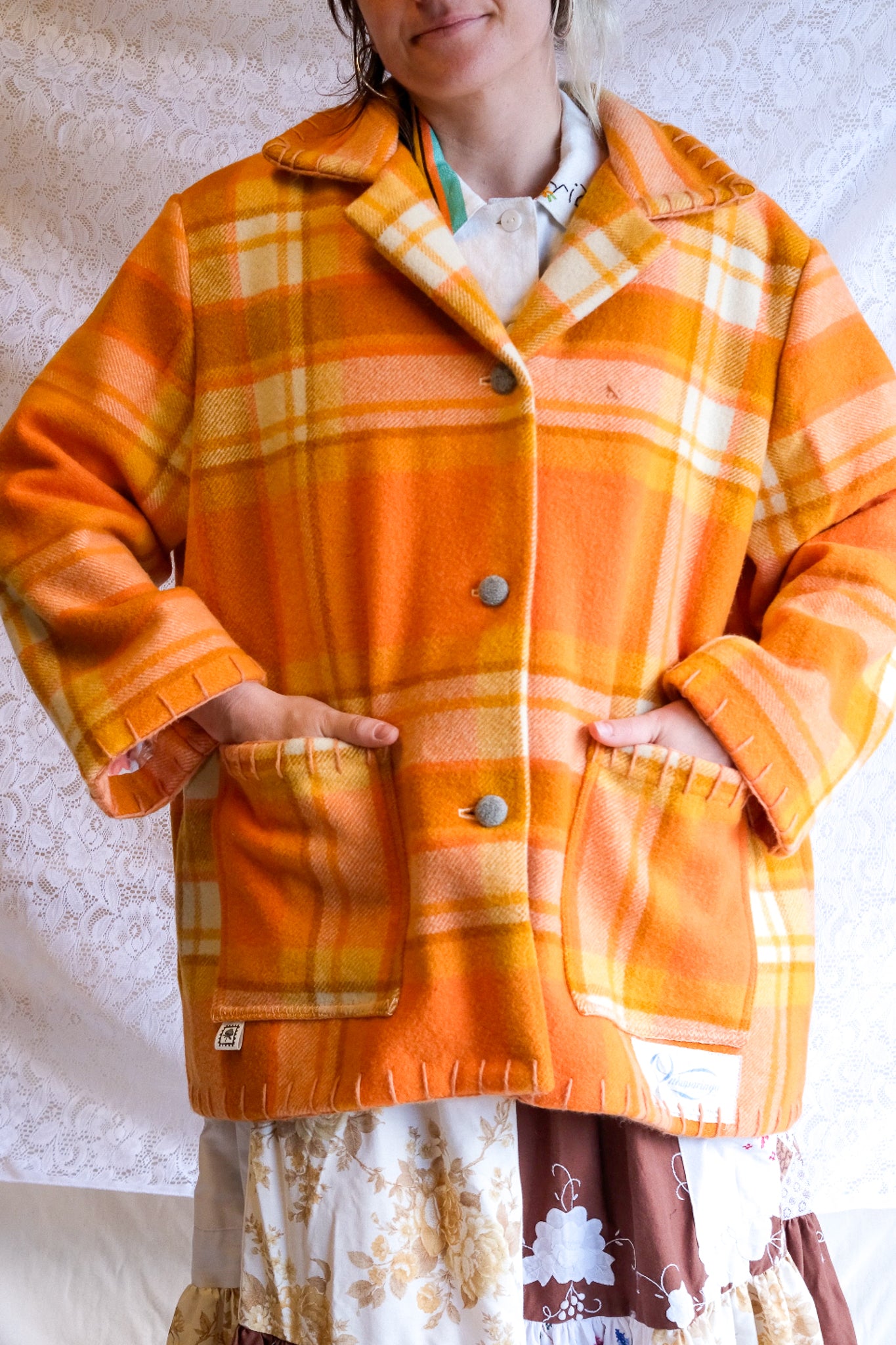 Coat | Orange | Large