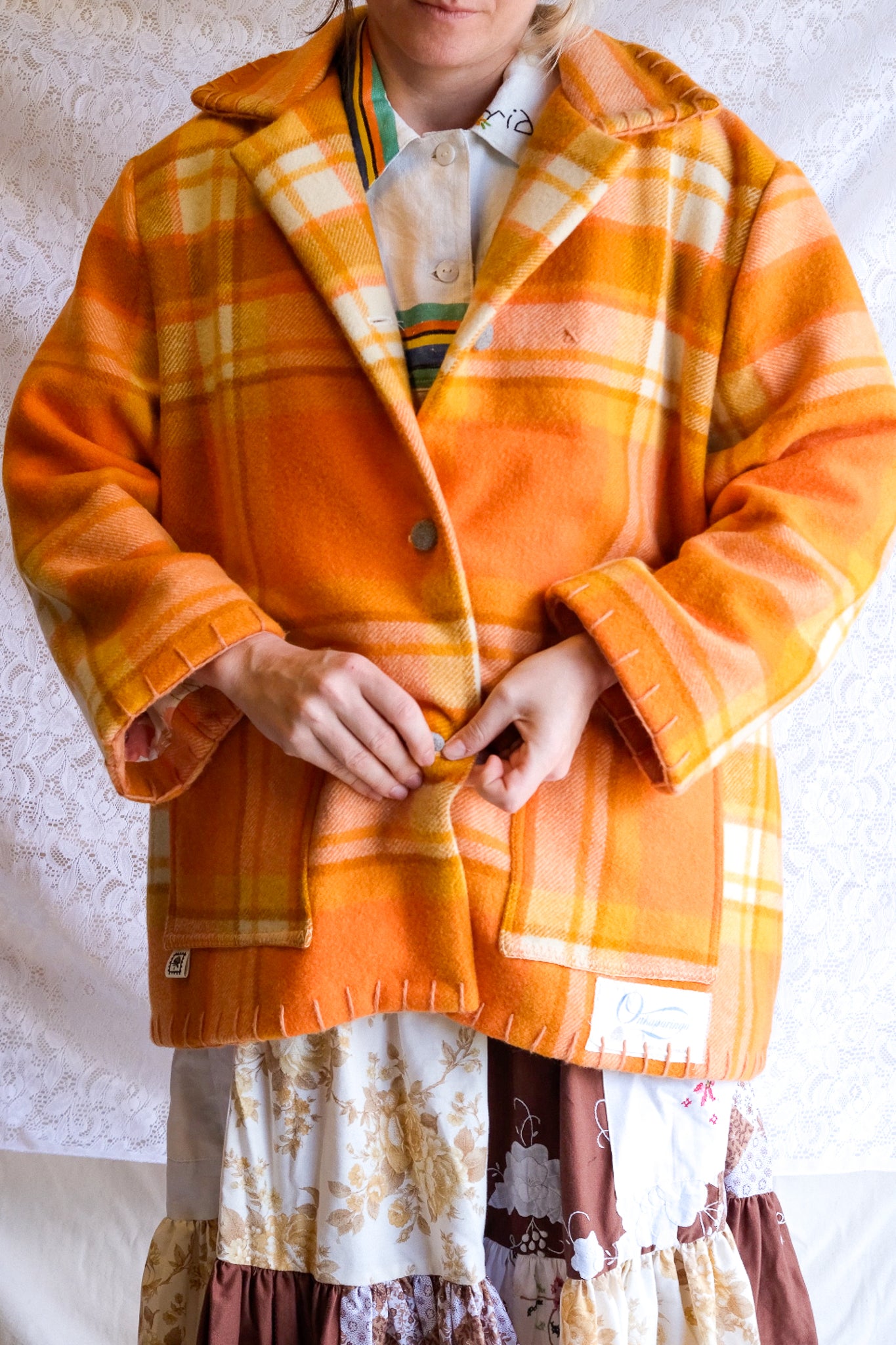 Coat | Orange | Large