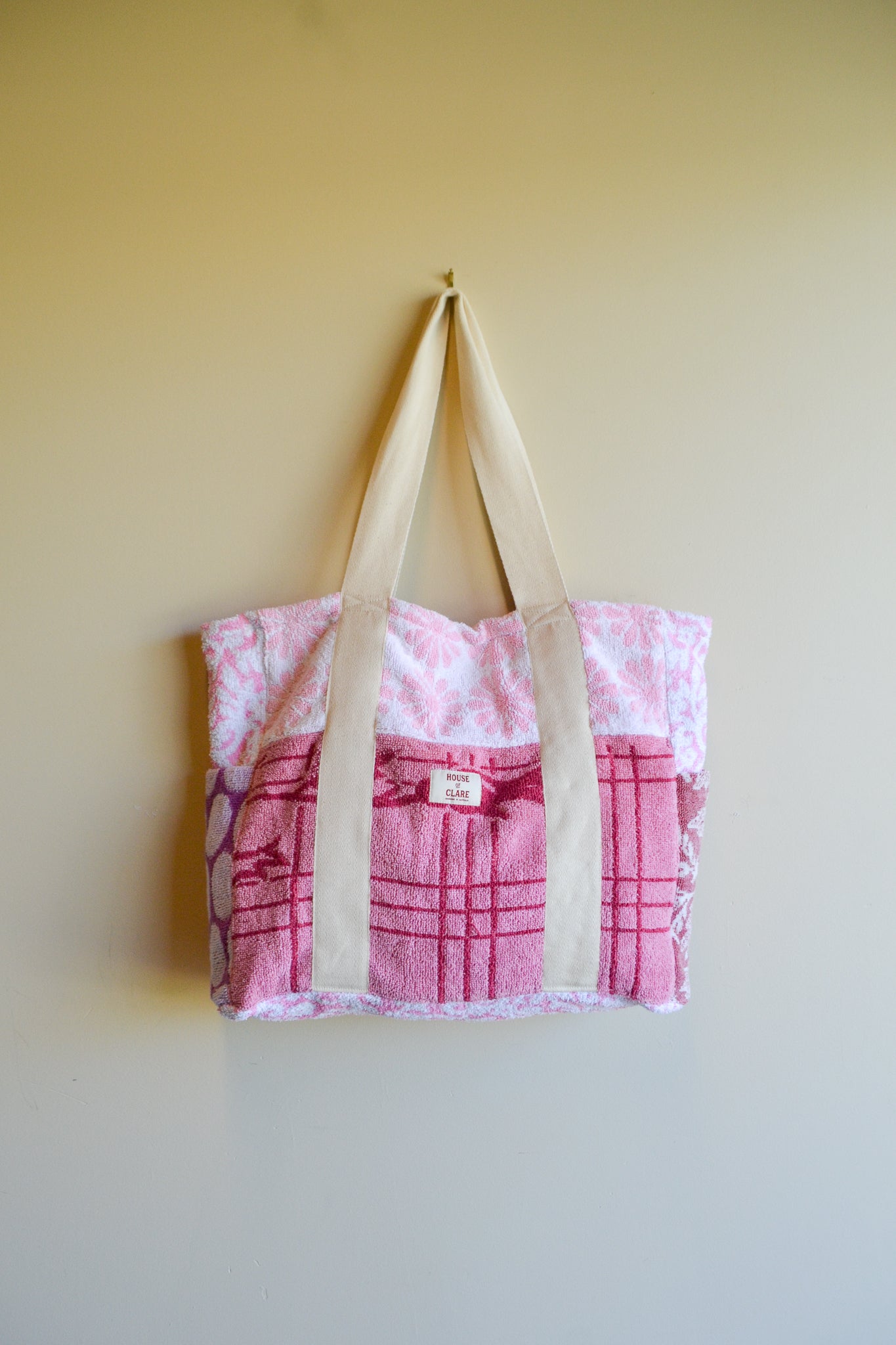 Large Bag | Pink | Towel Patch
