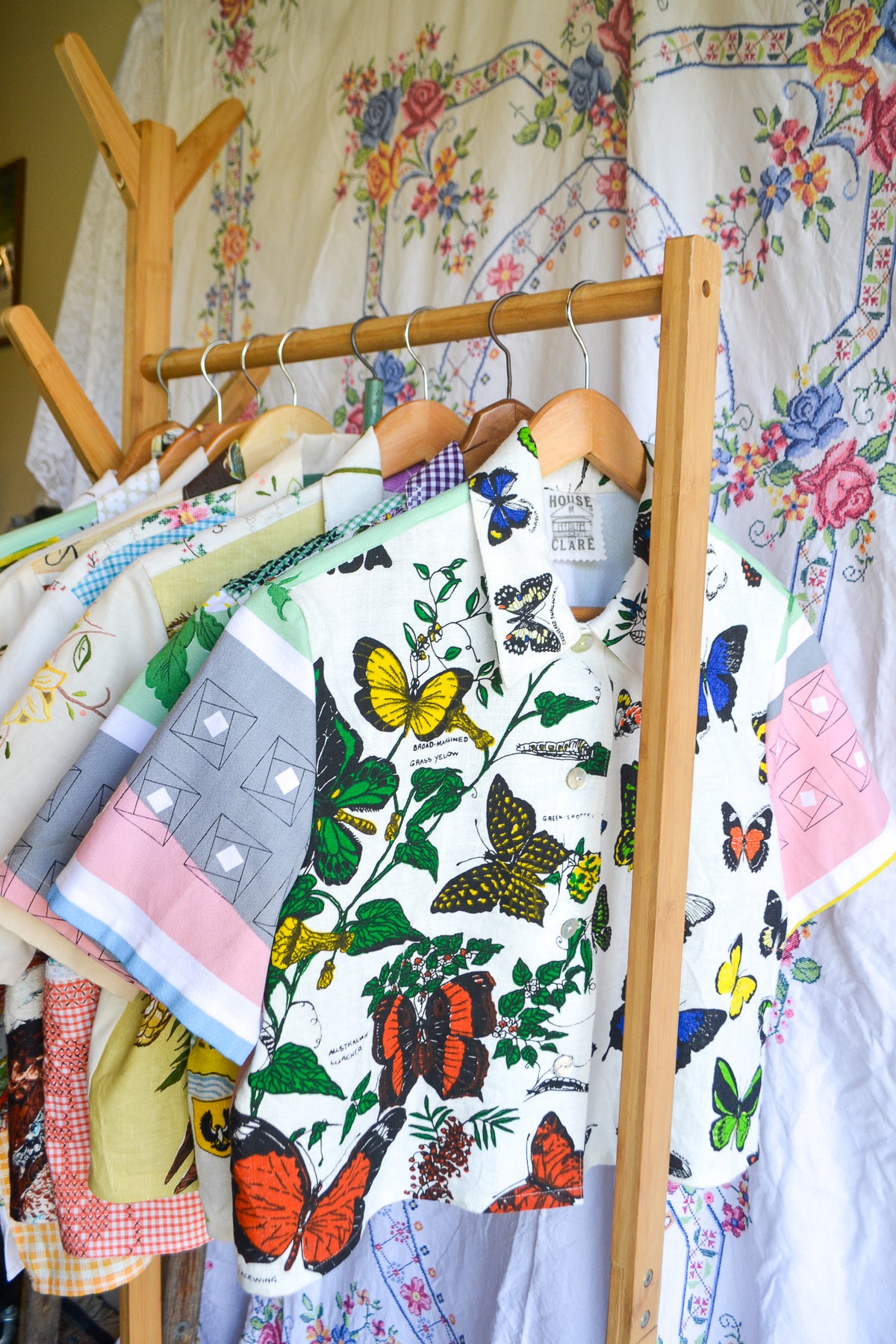 Button Up Shirt | Butterfly | Small