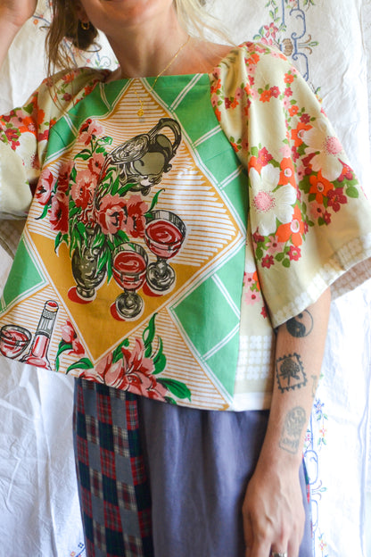 Mabel Blouse | Punch | L- XXL
