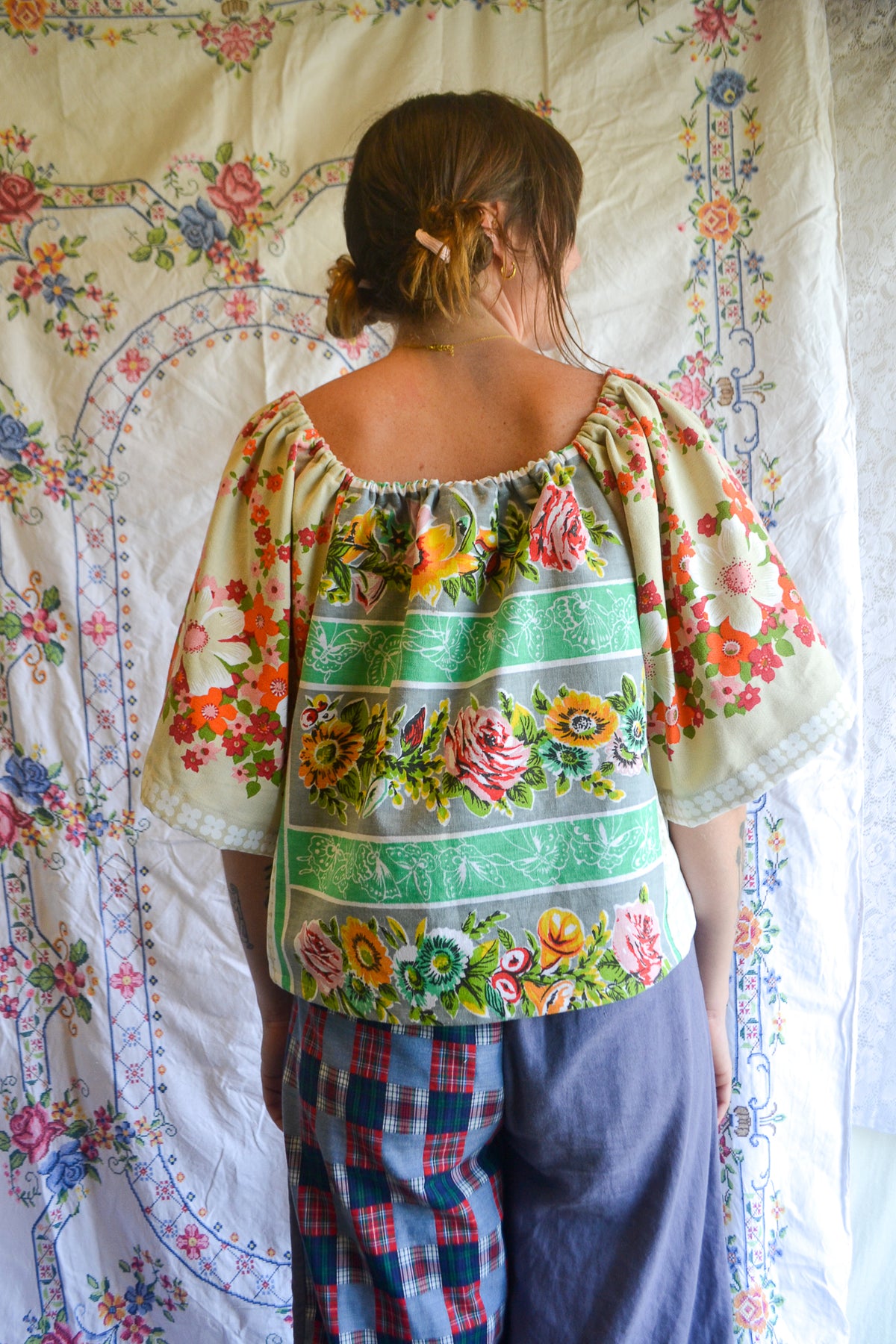Mabel Blouse | Punch | L- XXL