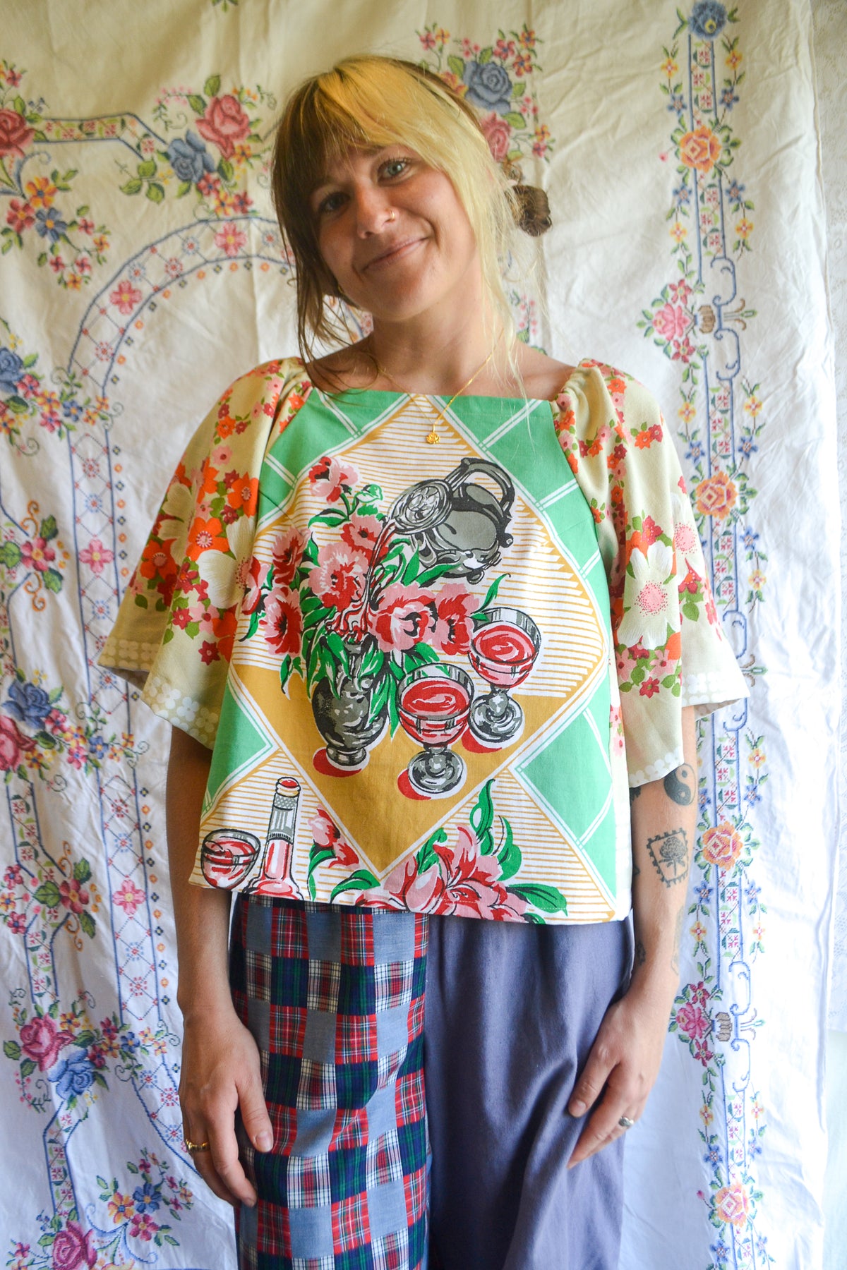 Mabel Blouse | Punch | L- XXL