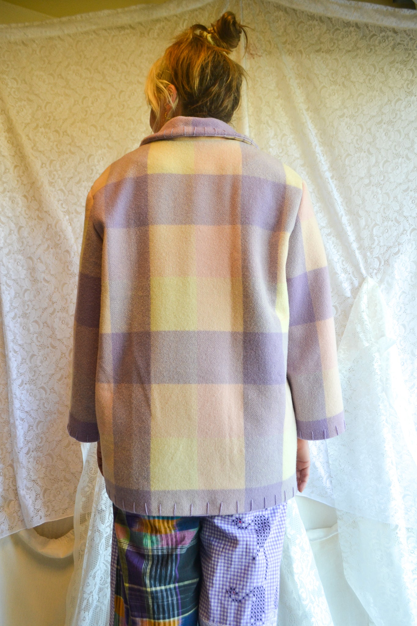 Coat | Purple | Wool | Small- Medium