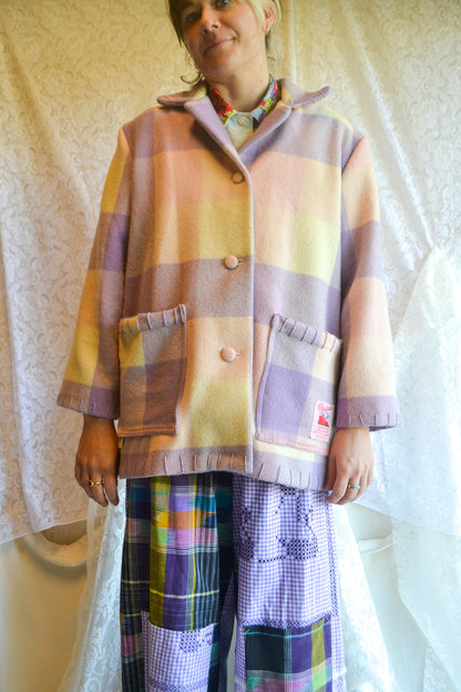 Coat | Purple | Wool | Small- Medium