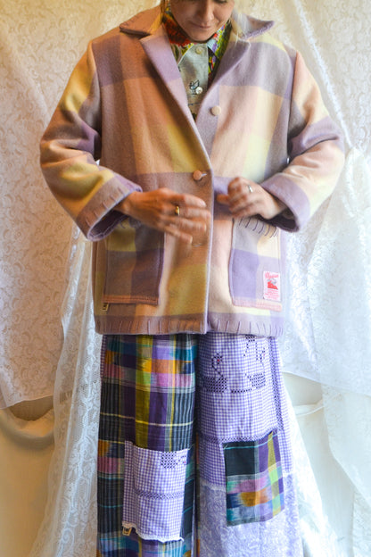 Coat | Purple | Wool | Small- Medium