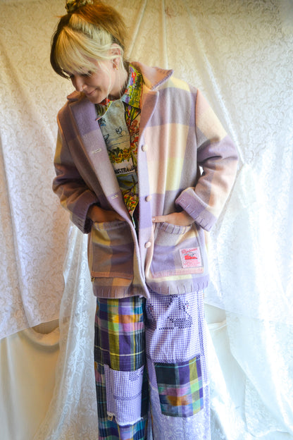Coat | Purple | Wool | Small- Medium