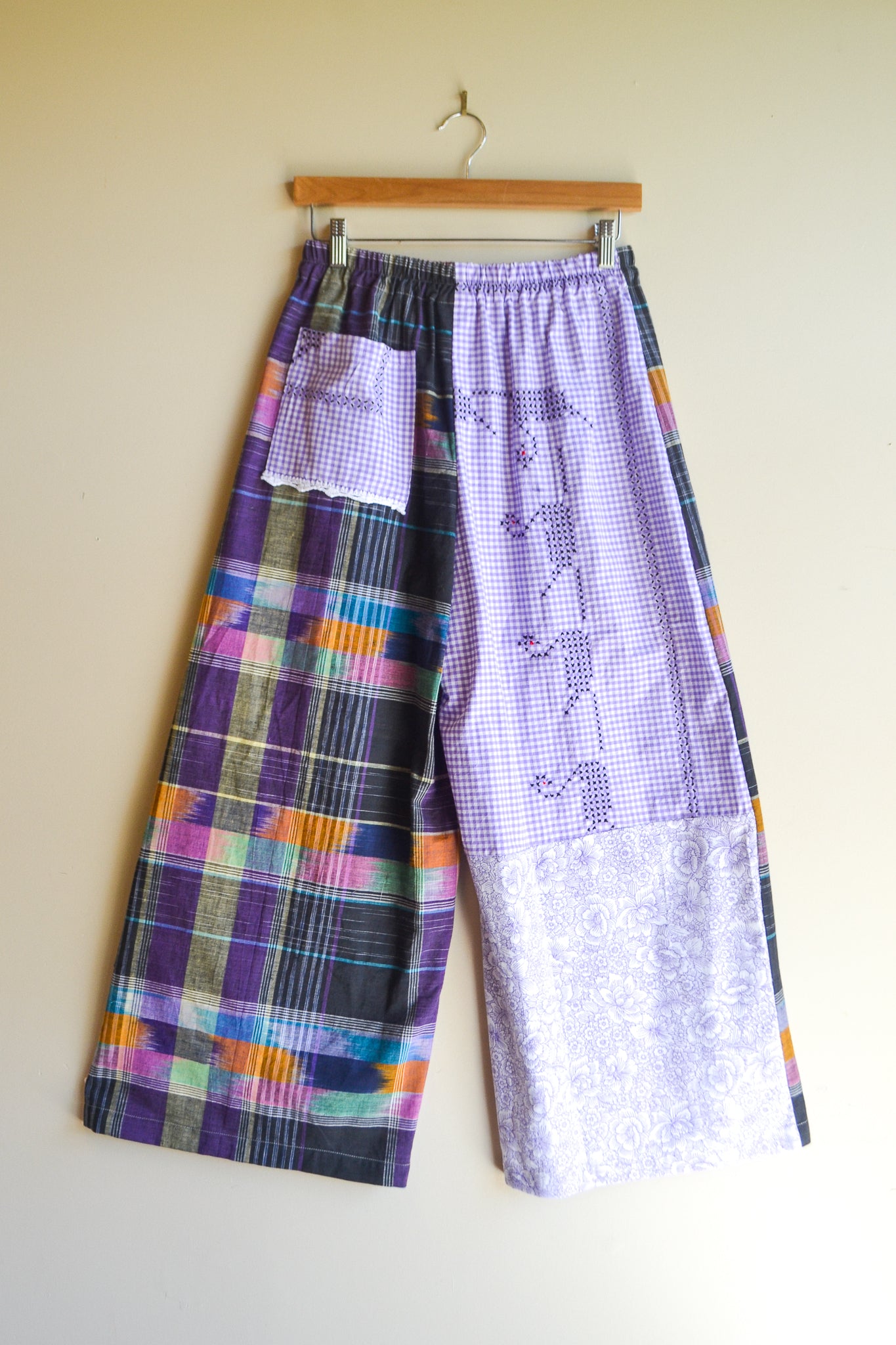 Long Patch Pant | Purple Patch | Small
