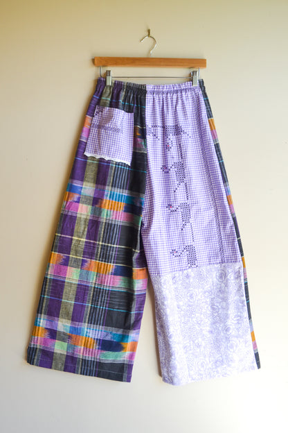 Long Patch Pant | Purple Patch | Small