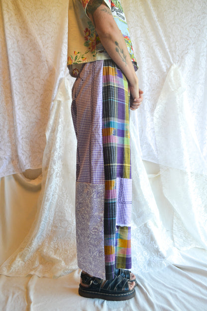 Long Patch Pant | Purple Patch | Small