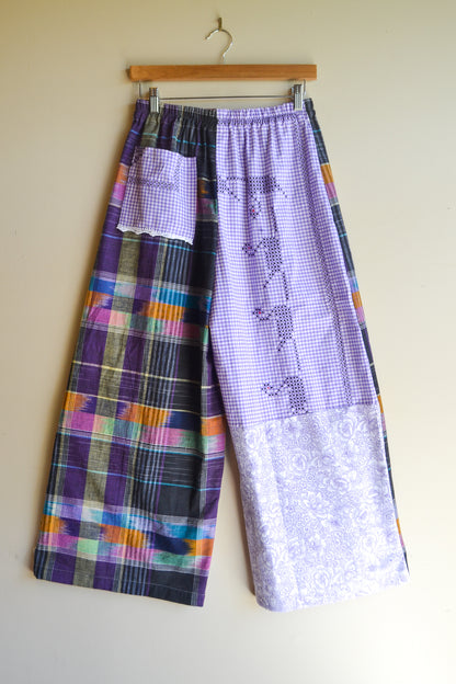 Long Patch Pant | Purple Patch | Small