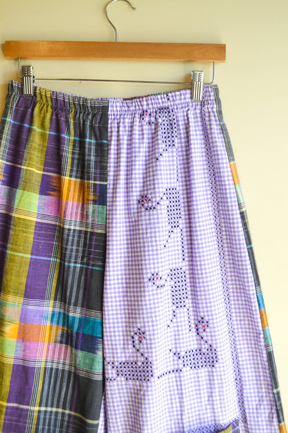 Long Patch Pant | Purple Patch | Small