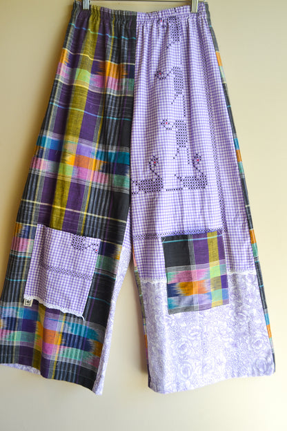 Long Patch Pant | Purple Patch | Small