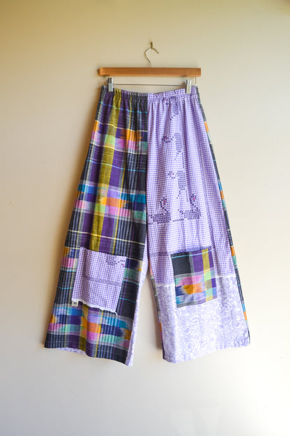 Long Patch Pant | Purple Patch | Small