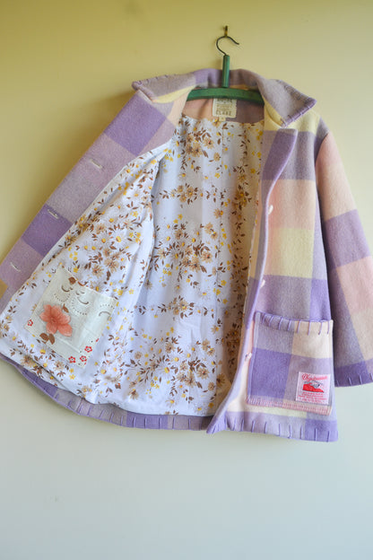 Coat | Purple | Wool | Small- Medium