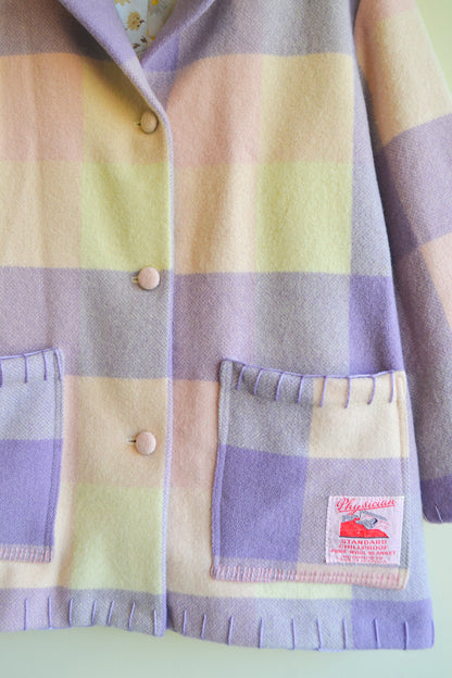 Coat | Purple | Wool | Small- Medium