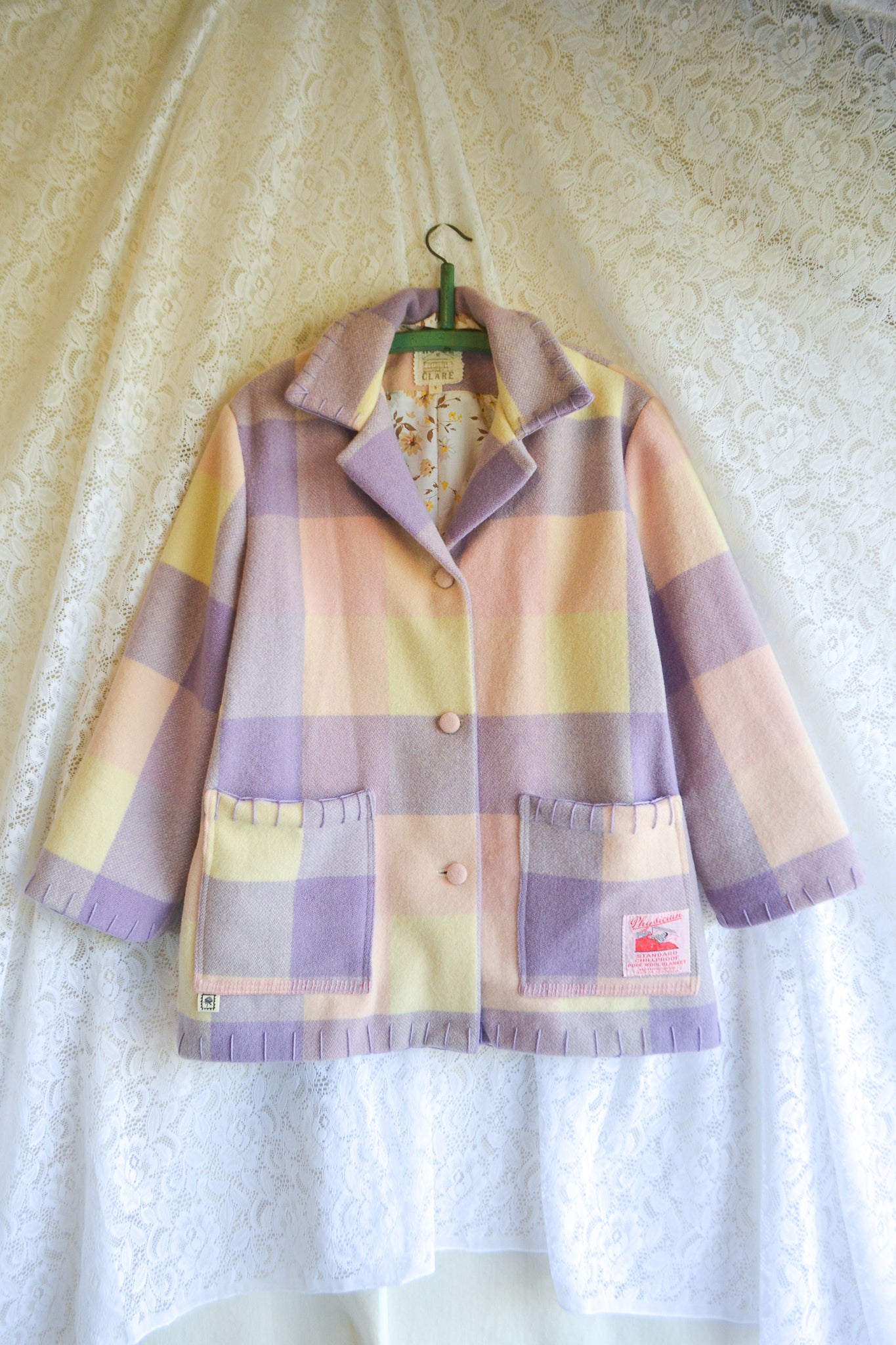 Coat | Purple | Wool | Small- Medium