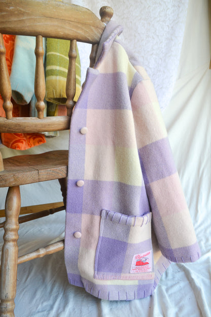 Coat | Purple | Wool | Small- Medium
