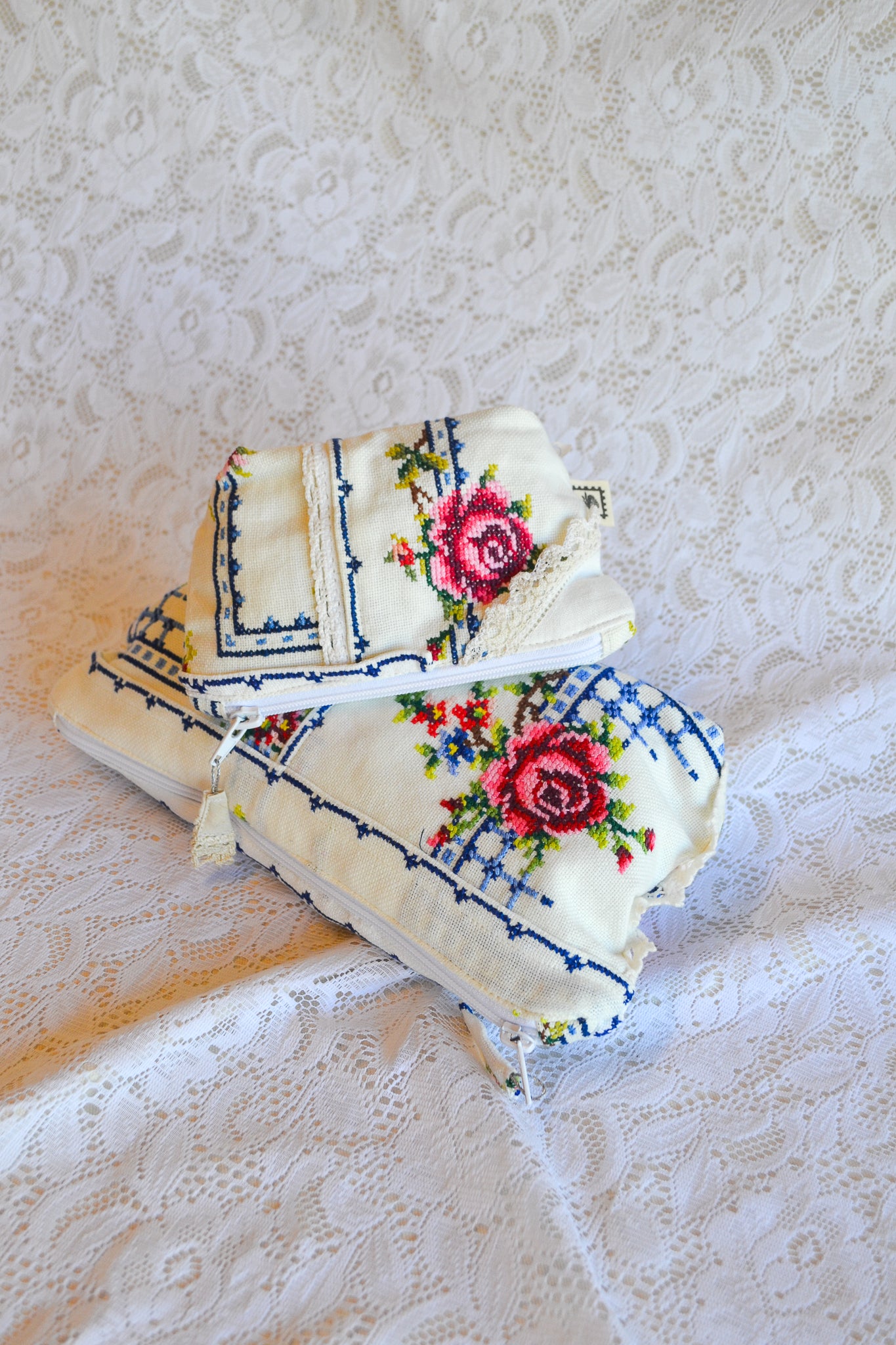 Doily Purse Set | Rose Pearl