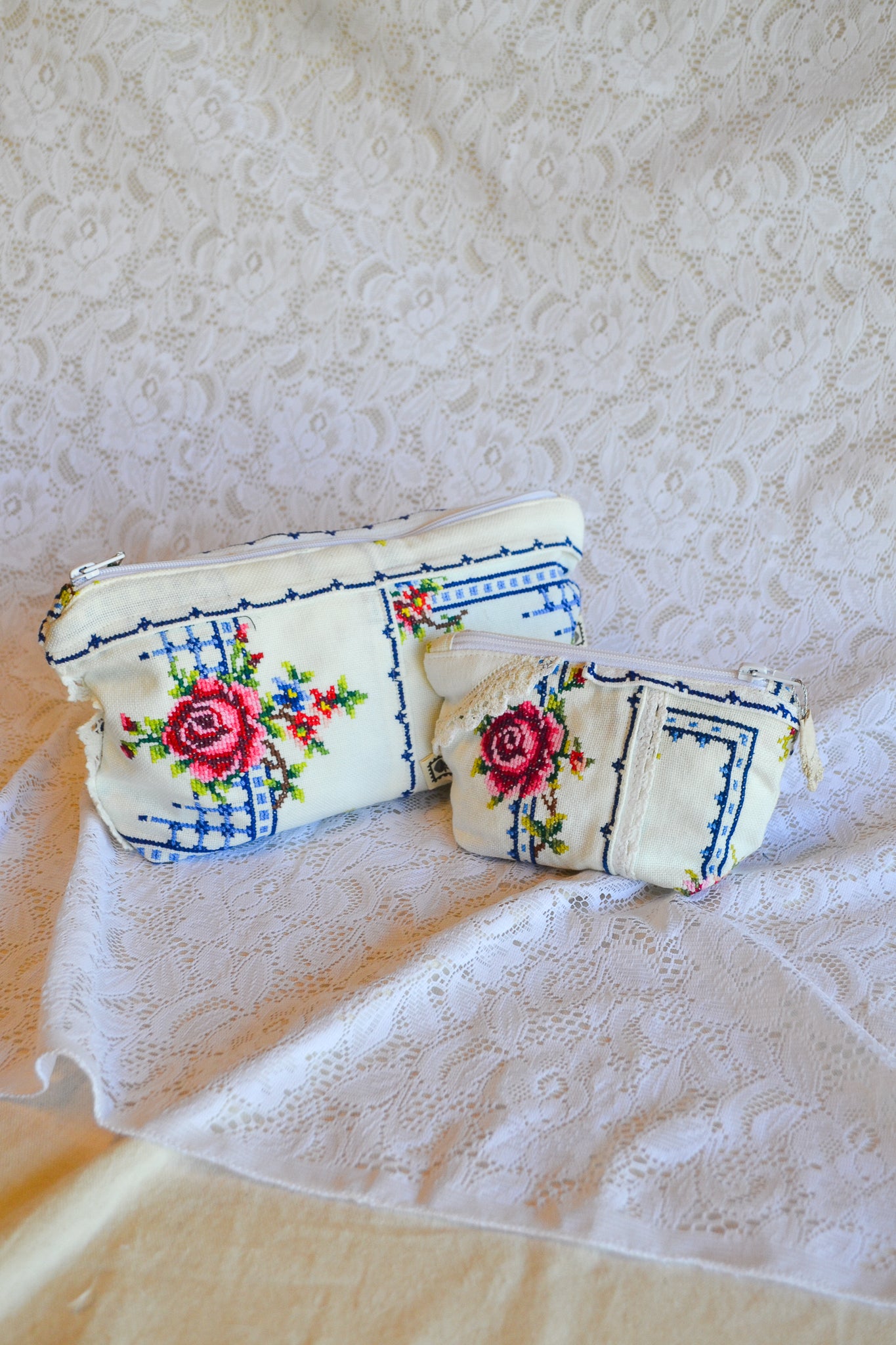 Doily Purse Set | Rose Pearl