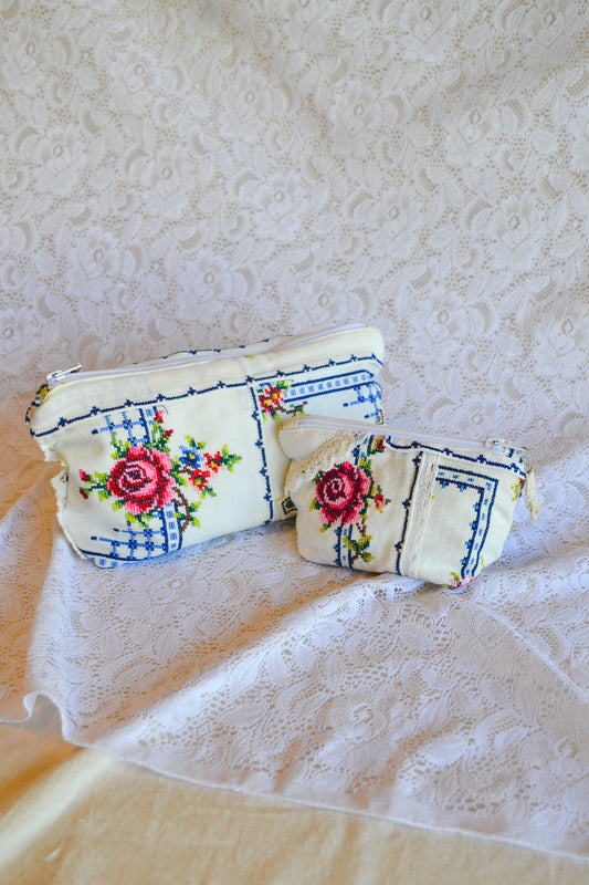 Doily Purse Set | Rose Pearl