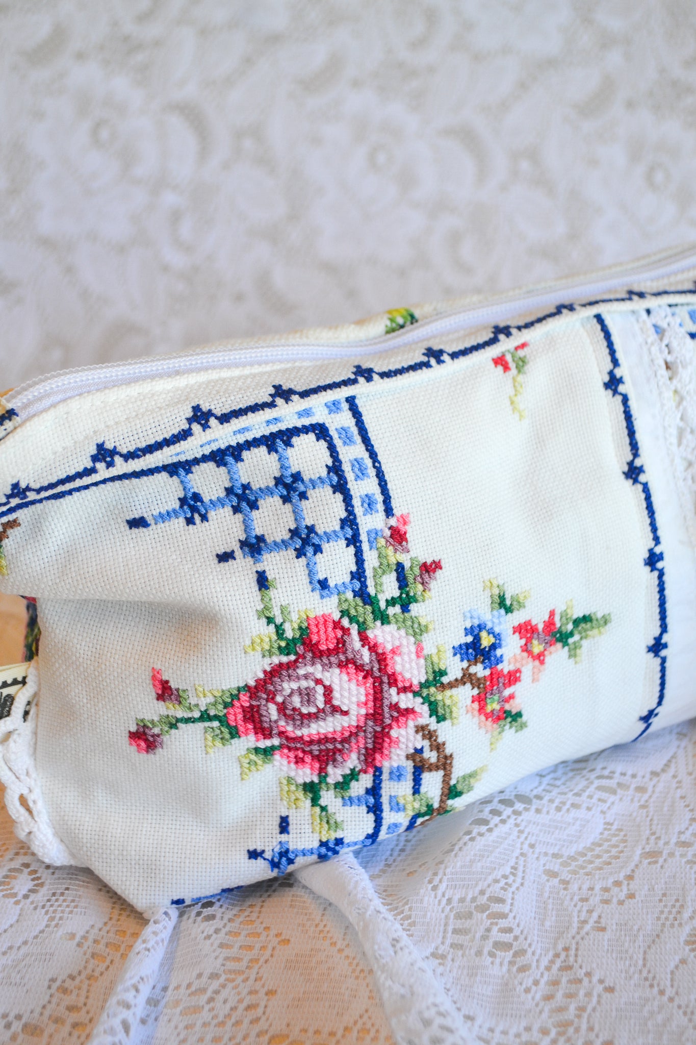 Doily Purse Set | Rose Pearl