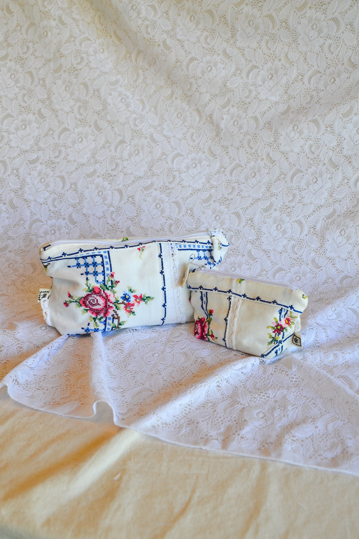Doily Purse Set | Rose Pearl