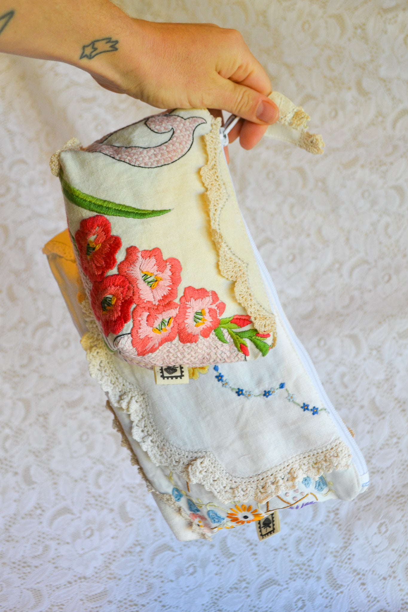 Doily Purse Set | Garden