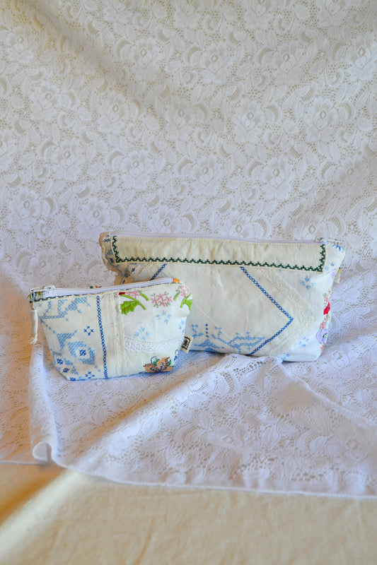 Doily Purse Set | Blue Jean