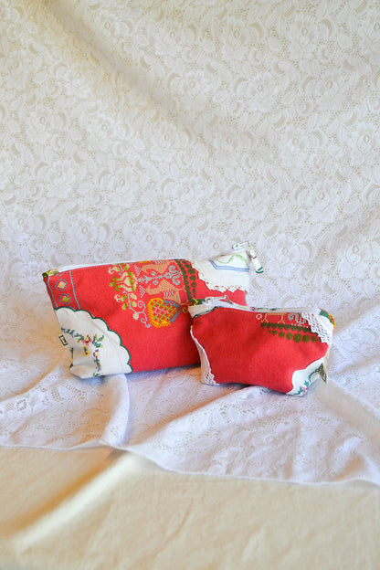 Doily Purse Set | Red Cross
