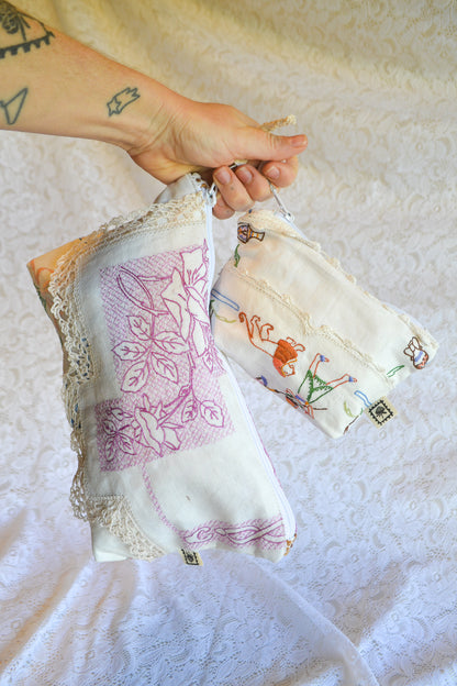 Doily Purse Set | Purple Fence
