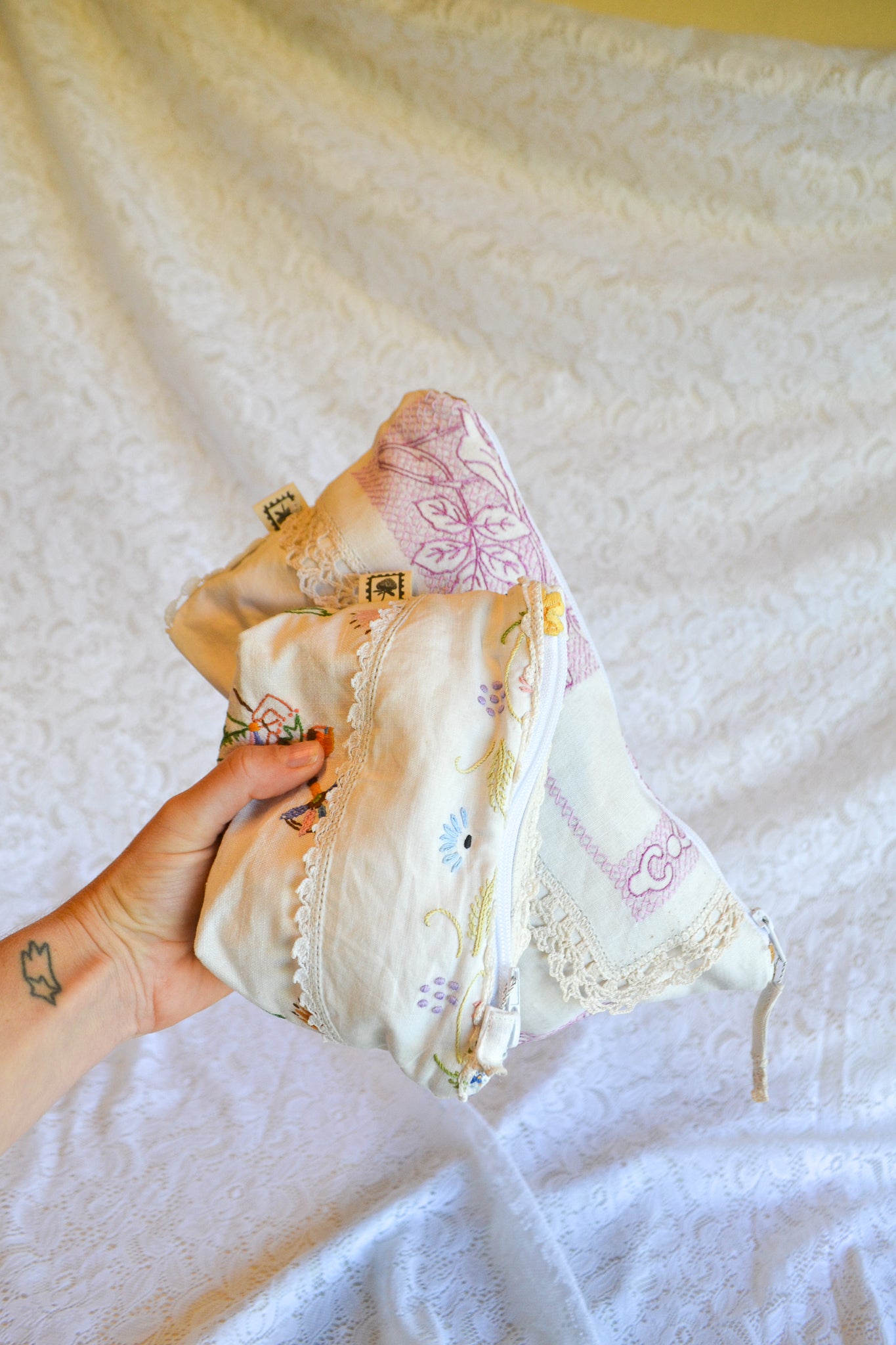 Doily Purse Set | Purple Fence