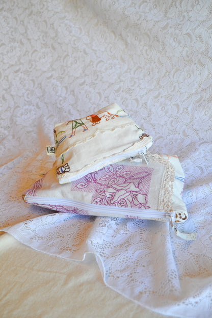 Doily Purse Set | Purple Fence