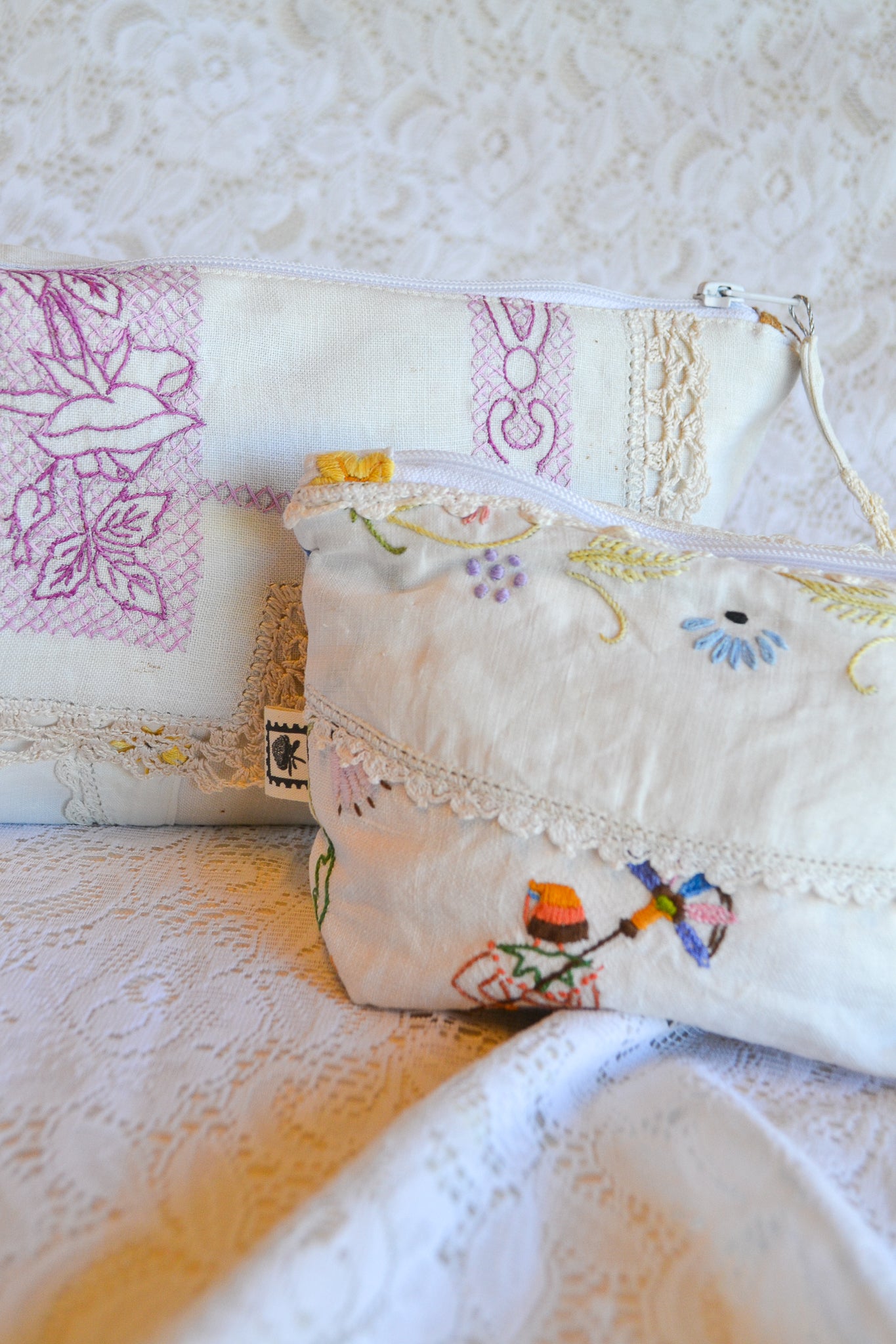 Doily Purse Set | Purple Fence